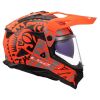 LS2 MX702 PIONEER II-06 RANGI adventure helma oranžová vel.M